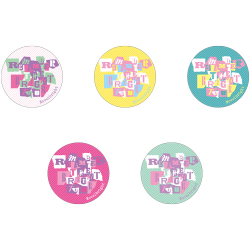 缶バッジミラー(5種)ランダム　【REMEMBER THE BRIGHT TOUR】